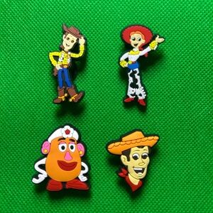 New Set of 4 Toy Story Disney Pixar’s Croc Charm Collection Classic Cartoon